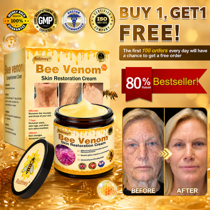 💫Rolimey® Bee venom Pro Comprehensive Cream —Tightening for Skin Types 🔥