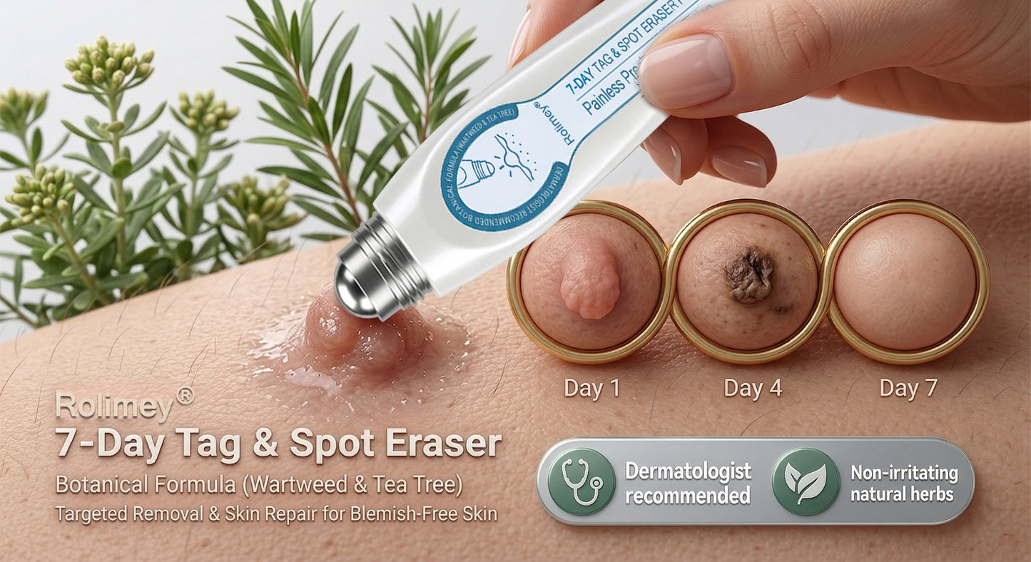 🌟Official Brand Shop | Rolimey® 7-Day Roll-On for Skin Spots and Skin Tags – Pain-Free & Scar-Free