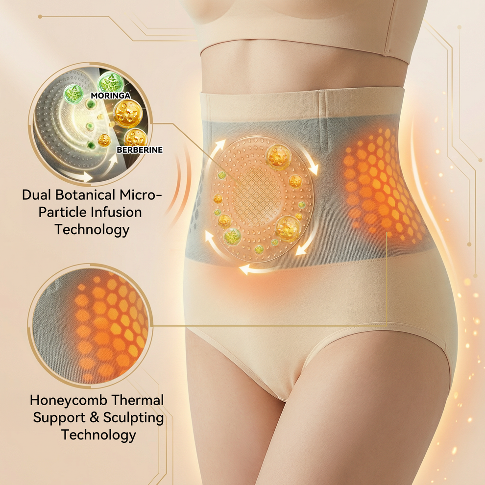 💫Official Store | GFOUK® 💖 2026 Moringa & Berberine 4-In-1 Micro-Particle Sculpting & Fat-Burn Shorts👍
