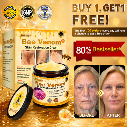 💫😍Rolimey® Bee venom Pro Comprehensive Cream —Tightening for Skin Types 🔥🔥
