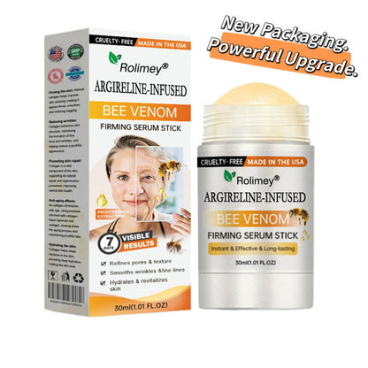 Made and Shipped from US Rolimey® Argireline-infused Bee Venom Firming Serum Stick(⏳LAST DAY 70% OFF)✨