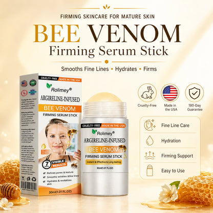 💫Made and Shipped from US Rolimey® Argireline-infused Bee Venom Firming Serum Stick✨