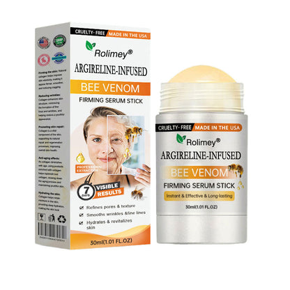 Made and Shipped from US Rolimey® Argireline-infused Bee Venom Firming Serum Stick(⏳LAST DAY 70% OFF)✨