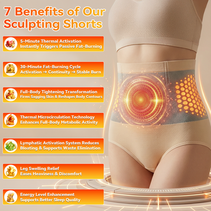 💫Official Store | GFOUK® 💖 2026 Moringa & Berberine 4-In-1 Micro-Particle Sculpting & Fat-Burn Shorts👍