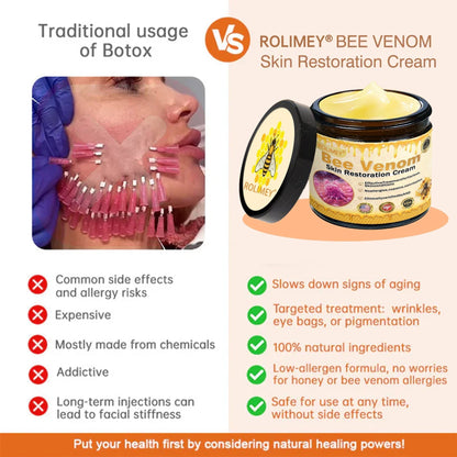 🌟❤️ Rolimey® Bee venom Pro Comprehensive Cream —Tightening for Skin Types 🔥
