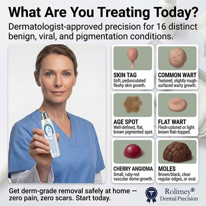 ❤️Official Brand Shop | Rolimey® 7-Day Roll-On for Skin Spots and Skin Tags – Pain-Free & Scar-Free