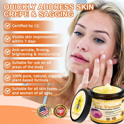 💫Rolimey® Bee venom Pro Comprehensive Cream —Tightening for Skin Types 🔥