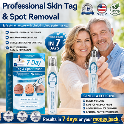 ❤️Official Brand Shop | Rolimey® 7-Day Roll-On for Skin Spots and Skin Tags – Pain-Free & Scar-Free